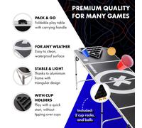 Baseliner ensemble table de Beer Pong Audio