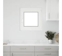 vidaXL Fenêtre de sous-Sol« RISOR » 60 x 100 cm oscillo-battante DIN Gauche Blanche