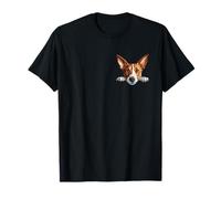 Basenji Chien Maman Papa Nouveau Chiot Regarder T-Shirt