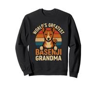 Basenji Grandma Vintage Dog Owner Lover World's Greatest Sweatshirt