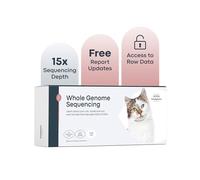 Basepaws Test de séquençage du génome Entier | Informations génétiques complètes de Votre Chat | Rapport sur la Race + santé et Rapport de santé bucco-Dentaire | Mises à Jour gratuites à Vie
