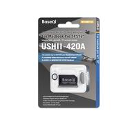 Baseqi UHS-II Adaptateur MicroSD en Aluminium pour 2021 M1 / 2022 M2 / 2023 M3 MacBook Pro 14" et 16"