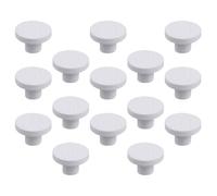 Bases 15 Fragments de Blanche en Céramique Coraux Pièces | Bouchons pour Fragments de Coraux, Support et Stabilisation des Coraux Vivants, pour Aquarium