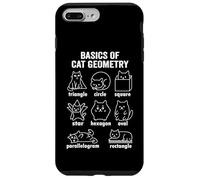 Bases Amusantes de la géométrie des Chats | Professeur de mathématiques pour la rentrée Coque pour iPhone 7 Plus/8 Plus