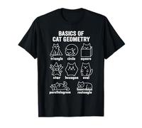 Bases Amusantes de la géométrie des Chats | Professeur de mathématiques pour la rentrée T-Shirt