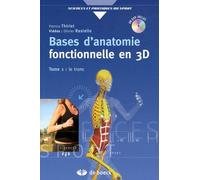 Bases D'anatomie Fonctionnelle En 3d - Tome 1, Le Tronc (1 Dvd)