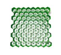 Bases de Dalles de Pavage en Plastique et grilles d'allée, grilles de stabilisation de Gravier, fondations de Dalles de Pavage, for Le renforcement du Sol(4cm-8 Pieces)