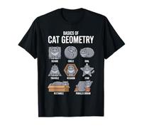 Bases de la géométrie des Chats pour la rentrée des Classes, Professeur de mathématiques T-Shirt