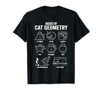 Bases de la géométrie des Chats pour la rentrée des Classes, Professeur de mathématiques T-Shirt