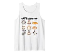 Bases De La Géométrie du Chat Professeur De Mathématiques Débardeur