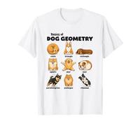 Bases De La Géométrie du Chien Chien Drôle De Professeur De T-Shirt