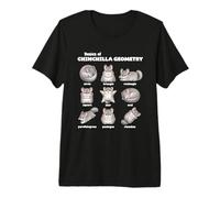 Bases De La Géométrie du Chinchilla Professeur De T-Shirt Haut de Gamme