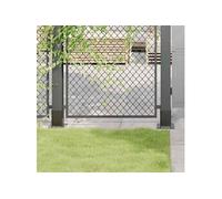 vidaXL Bases de poteau carrées 12 pcs anthracite 81x81 mm, base de clôture en béton, base de poteau de clôture 42000027 Gris