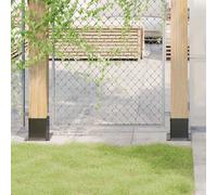 Bases de poteau carrées 4 pcs anthracite 101x101 mm vidaXL