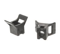 Bases de serrage à visser Klauke noires 14mm x 18mm, lot de 100