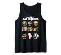 Bases des Méfaits du Chat Tableau Drôle De Chaton Art De Débardeur