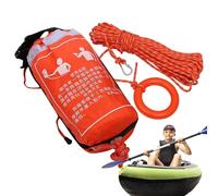 BASES POUR LA RÉSCUTION DE L'EAU - FAIBLE DE TRIP DE RISQUE D'EAU | Sac de lancement flottant avec corde de secours | Équipement de sécurité réfléchissant professionnel pour noygame