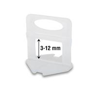 Bases RUBI Delta pour carreaux 3-12mm d'épaisseur - 2 mm - 400 un.