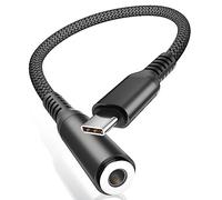 BASESAILOR Adaptateur USB C Jack pour iPhone 17 Air 16 Pro Max,Type C Mâle vers 3.5mm Convertisseur Écouteur Audio Prise Casque pour Apple 16e 15,iPad Pro 11 Mini 6,Samsung Galaxy S23 S24 FE A53,Pixel
