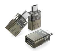 BASESAILOR Adaptateur USB C vers USB 3Pack,Convertisseur USBC Mâle USBA 3.0 Femelle,Thunderbolt 5 4 Type C OTG pour MacBook Pro Air,iPhone 17 16 15,iPad,Samusng Galaxy S25 S24 S23,Microsoft Surface