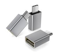 BASESAILOR Adaptateur USB C vers USB 3Pack,Convertisseur USBC Mâle USBA 3.0 Femelle,Type C Thunderbolt 4 5 OTG pour MacBook,iPhone 16 16e 15 Pro Max,iPad Air,Microsoft Surface,Samusng Galaxy S25 24