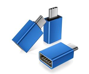 BASESAILOR Adaptateur USB C vers USB 3Pack,Convertisseur USBC Mâle USBA 3.0 Femelle,Type C Thunderbolt 5 4 OTG pour MacBook,iPhone 17 17e 16 16e 15 Pro,iPad Air,Microsoft Surface,Samusng Galaxy S26