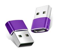 BASESAILOR Adaptateur USB vers USB C 2 Pack,Type C Femelle USBA Mâle Convertisseur Chargeur pour iPhone 17 16 15 14 13 12 Pro Max,iPad Air 4 5 Mini 6 7 Génération,Samsung Galaxy S23 S22 A73 A72 A71