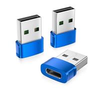 BASESAILOR Adaptateur USB vers USB C 3Pack,Convertir Chargeur Type C Femelle vers USBA Mâle pour iPhone 17 17e 16 15 Pro Max,Airpods 4/Pro 3,Apple Watch 11,iPad Air 8 Mini 7,Samsung Galaxy S26 A55 A56