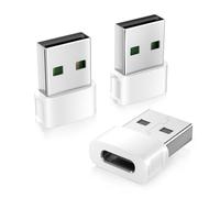 BASESAILOR Adaptateur USB vers USB C pour iPhone 17 16 3Pack,Convertisseur Chargeur Voiture Type C Femelle vers A Mâle pour Apple Air 17e 16e 15 Pro,iWatch 11,AirPods Pro 3,Samsung S26,iPad 10 Mini 7