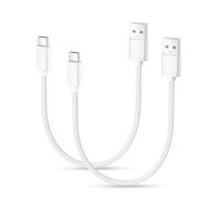 Basesailor Cable Chargeur pour Airpods Pro 3rd 4th Génération,USB Type C Cordon Charge Nylon 0.3M 2Pack pour Airpods Pro 2,iPad 10 11 12.9 Air 4 5 Mini 6 7 2022,iPhone 17 16 15,Samsung S24 A54,A32,A42