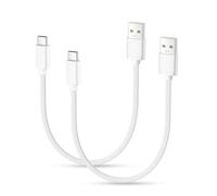Basesailor Cable Chargeur pour Airpods Pro 3rd 4th Génération,USB Type C Cordon Charge Nylon 0.3M 2Pack pour Airpods Pro 2,iPad 10 11 12.9 Air 4 5 Mini 6 7 2022,iPhone 17 16 15,Samsung S24 A54,A32,A42