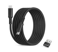 BASESAILOR Câble Chargeur pour Carplay,USB C vers Type C 100W 1M avec Adaptateur USB,Type C Câble PD Charge Rapide pour iPhone 16 15,iPad 10 Air 4 5 Mini 6 7,Samsung Galaxy S24 S23 A73 A13 A54 A53 A52