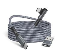 BASESAILOR Câble Chargeur pour iPhone 17 16 Max,USB C vers USB C 100W à Angle Droit avec Adaptateur USB 2M,Type C Câble PD Charge Rapide pour Apple 15,iPad 10 Pro 11 Air 4 Mini,Samsung Galaxy S24 A55