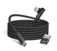 BASESAILOR Câble Chargeur pour iPhone 17 Air,USB C vers USB C 60W à Angle Droit avec Adaptateur USB 2M,Type C Câble PD Charge Rapide pour Apple 17e 16 15,Samsung Galaxy S26 S25 S24 Ultra A55,Z Fold