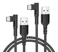 BASESAILOR Câble de Charge pour iPhone 17 Air 16,2Pack 6.6FT Coudé Rapide USB vers USB C Cordon de Charge pour Samsung S25 S24 Plus Ultra,MacBook Pro 2024 2023 Air M3,Samsung A15 A55 A54,Z Flip Fold 5