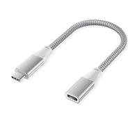 BASESAILOR Câble Extension USB C pour iPad 10 0.2M,USB C 3.1 Gen2 10Gbps Cordon Femelle à Mâle Type C,Rallonge Adaptateur pour iPad 11 Pro Air 4 5 Mini 6,Quest Link,Macbook,Nintendo Switch,iPhone 17