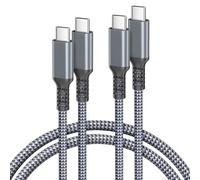 BASESAILOR Cable USB C pour iPhone 17 16 Pro Max,Câble Chargeur USB C vers Type C 60W 3M 2Pack,Charge Rapide Cordon PD pour Voiture,Apple 15,Samsung Galaxy S26 S25 S24 Plus,A54 A52,Tab S9,iPad Air 5