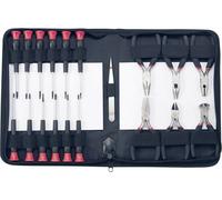 Basetech 814583 Set de réparation pour électricien, pour les bricoleurs en sacoche 19 pièces