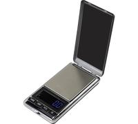Basetech Balance de poche Plage de pesée (max.) 500 g Lisibilité 0.1 g à pile(s) argent