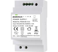 BASEtech Alimentation Rail DIN BT-2250320 12 V 4,5 A 54 W 2 sorties
