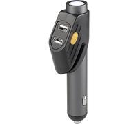 Basetech BT-2357759 BT99 Marteau de secours coupe-ceinture, lampe LED pour voitures, pour camions, pour SUV, pour van, pour