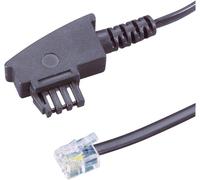 Basetech Câble de raccordement fax TAE N mâle RJ11 mâle 6P4C 6.00 m