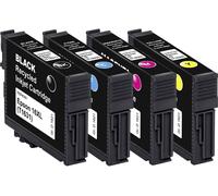 Basetech Encre remplace Epson 16, T1626, T1621, T1622, T1623, T1624 compatible pack bundle noir, cyan, magenta, jaune BTE154 1621,4850-126