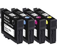 Basetech Encre remplace Epson 16, T1626, T1621, T1622, T1623, T1624 compatible pack bundle noir, cyan, magenta, jaune BTE154 1621