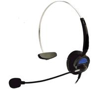 Basetech KJ-97 Micro-casque supra-auriculaire filaire Mono noir téléphone