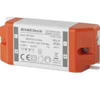 Basetech LD-12-15 Transformateur pour LED à tension constante 15 W 1.25 A homologué pour les meubles, surtention, montage sur des surfaces inflammables 1 pc(s)