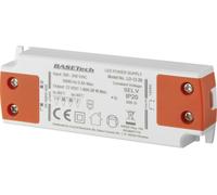 Basetech LD-12-20 Transformateur pour LED à tension constante 20 W 1.66 A homologué pour les meubles, surtention, montage sur des surfaces inflammables 1 pc(s)