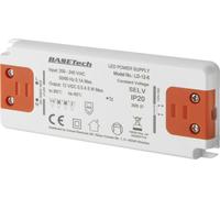 Basetech LD-12-6 Transformateur pour LED à tension constante 6 W 0.5 A homologué pour les meubles, surtention, montage