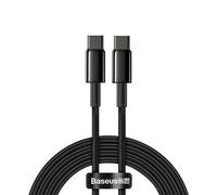 Baseus 100W Usb C Vers Usb Type C Câble Usb-C Charge Rapide Fil De Données Usbc Type-C Pd Câble Pour Iphone 15 Pro Max Macbook Ipad Xiaomi.Black.1M