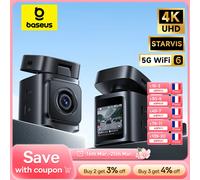 Baseus 4K Dash Cam VD1 Pro caméra de voiture UHD avant et arrière pour capteur SONY Supercapatior Vision nocturne WiFi6 DVR enregistreur vidéo